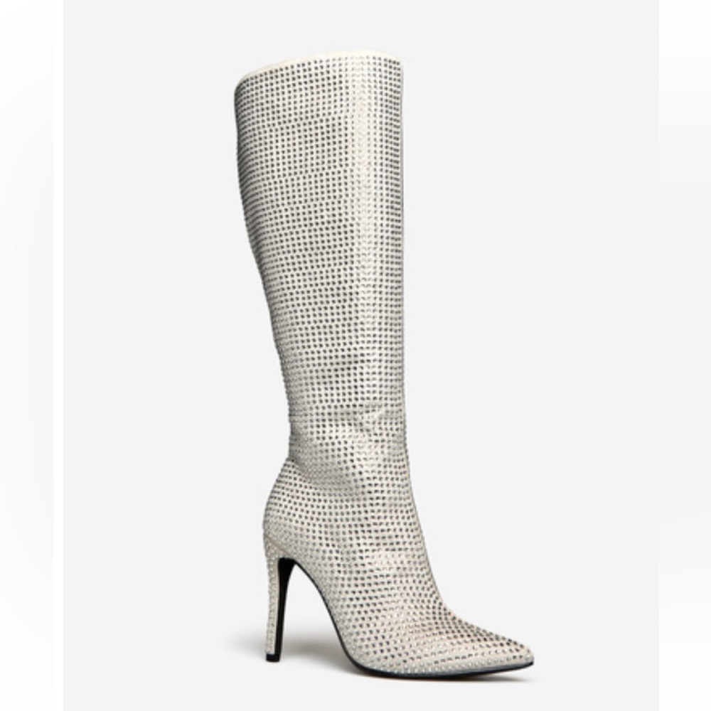 NEW! RHINESTONE POINTED-TOE BOOT
